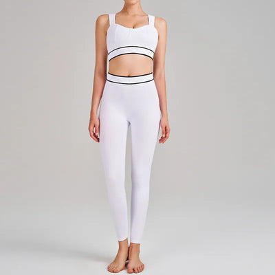 SPARK New Yoga Suit High Waist Two Piece Fitness Set QY6010