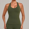 SPARK Women's Bare-feel Racerback Yoga Tank Top QS6751
