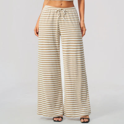 SPARK Women's Striped Loose-fit Yoga Sweatpants ZC4556
