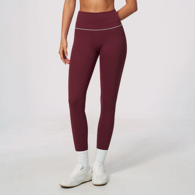 SPARK Color-block Brushed Tummy Control Yoga Leggings ZC9615