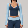 SPARK New Long-Sleeve Crop Athletic Yoga Shrug ZC9639