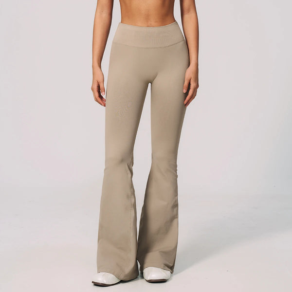 SPARK Women's Seamless High-Waisted Flare Yoga Pants ZC4535