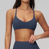 SPARK Cross-Back Spaghetti Straps Yoga Fitness Bra ZC3091-2