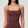 SPARK Square Neck Spaghetti Straps Yoga Fitness Tank Top ZC5555