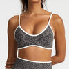 SPARK Seamless Leopard-print Yoga Fitness Bra RXW3006-2