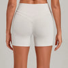 SPARK Women's Tummy Control High-Waisted Yoga Shorts with Pockets TF2116