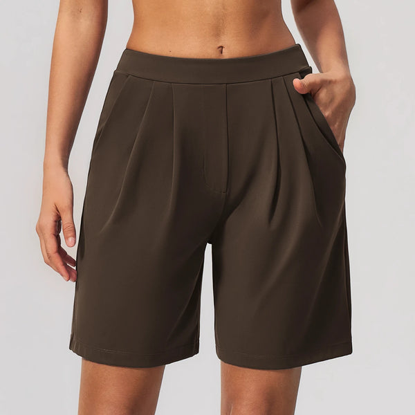 SPARK Fashion Women's Loose-fitting Quick-dry Yoga Shorts ZC8793