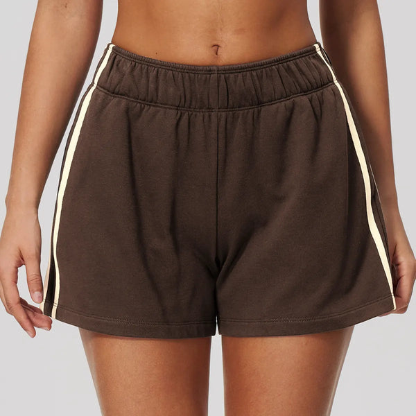 SPARK Women’s Color Block Thick Athletic Shorts | Low-Rise Slimming Workout & Casual Shorts ZC3005