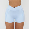 SPARK Cross High Waist Shorts for Women ZC2030