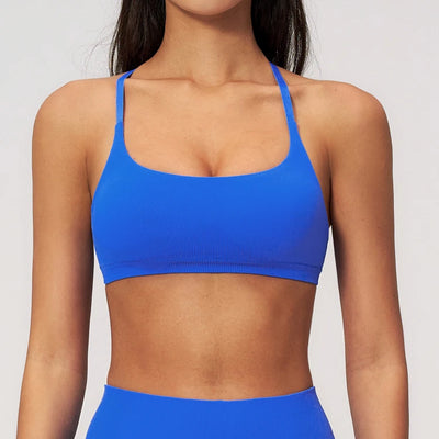 SPARK Seamless Cross Back Adjustable Sports Yoga Bra ZC7790