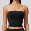 SPARK Women's Strapless Sexy Open-Back Yoga Tube Top ZC8793