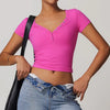 SPARK V Neck Yoga Shirt ZC8643