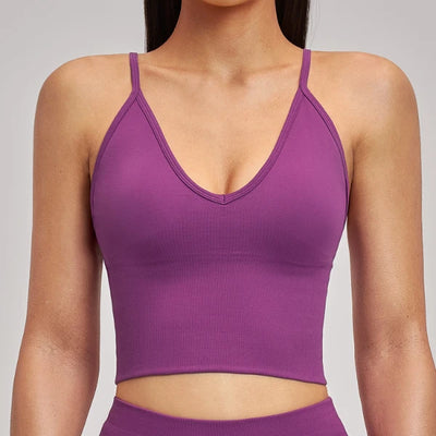 SPARK Women‘s Seamless Shockproof Yoga Tank Top ZC5518