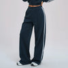 SPARK Color-blocked Loose Comfortable Athletic SweatpantsZC2519