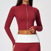 SPARK Women’s Cropped Style Yoga Fitness Jacket ZC9666