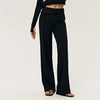 SPARK Women's Irregular Button Waist Wide Leg Pants DS126128