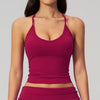 SPARK Women's Spaghetti Strap Halter Racerback Yoga Tank Top ZC5558