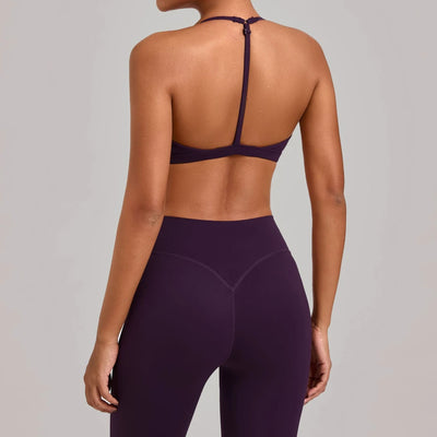 SPARK Women's Adjustable I-Shaped Back Yoga Sports Bra TF2713