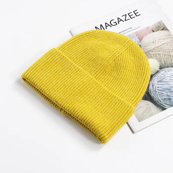 SPARK Unisex Thick Knit Beanie | Warm Winter Cuffed Hat with Ear Coverage