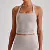SPARK Women's Naked-Feel Halter Backless Yoga Tank Top LQ4150