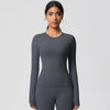 SPARK Normal Slim Yoga Fitness Long Sleeve Top LR7102