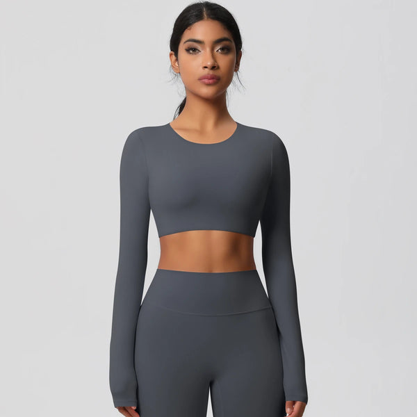 SPARK Workout Crop Top with Built in Bra LR7104