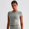 SPARK Recycled Slim Fit Yoga Short Sleeve Shirts LQ8015