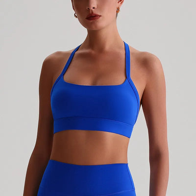 SPARK Breathable Halter Padding Sports Bra LQ8020