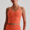 SPARK Yoga Crop Top with Sexy Cross Back LQ8028