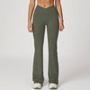 SPARK Cross High Waist Flared Pants for Women ZC2030