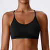 SPARK Seamless Strappy Criss Cross Back Sports Bra ZC7137