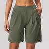 SPARK Fashion Women's Loose-fitting Quick-dry Yoga Shorts ZC8793