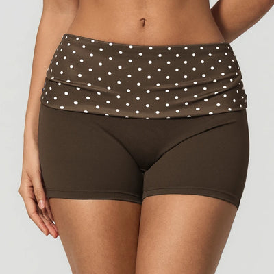 SPARK 2026 Summer New Fold Over Yoga Fitness Shorts ZC4549