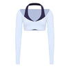Spark Women's Halter Neck Crop Top Yoga Shirt FNK8816