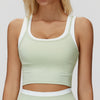 SPARK Two-piece Split Yoga Tank Top For Women ZC3129