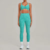 SPARK Ruched Sports Bra & High-Waisted Workout Set TF9291
