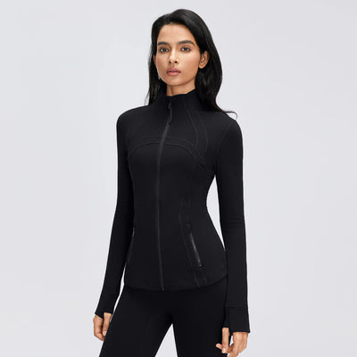 SPARK Women's Slim-Fit Zip-Up Yoga Jacket DQ26110
