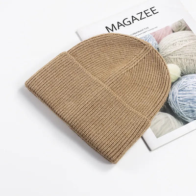 SPARK Unisex Thick Knit Beanie | Warm Winter Cuffed Hat with Ear Coverage