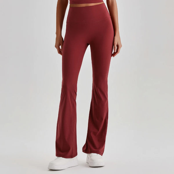 SPARK Naked-Feel High-Waisted Flared Yoga Pants LQ4069