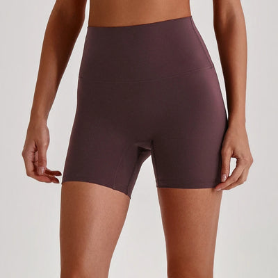 SPARK Women’s Naked-Feel High-Waisted Athletic Cycling Fitness Shorts LQ4073