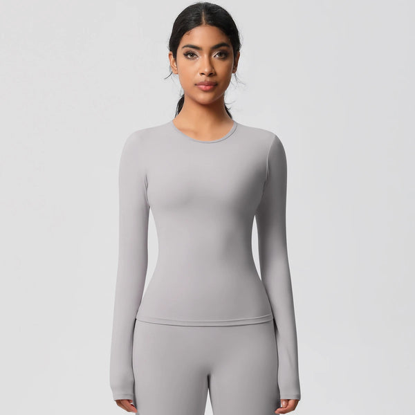 SPARK Normal Slim Yoga Fitness Long Sleeve Top LR7102