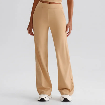 SPARK High Waist Flared Pants with Pockets LQ8027