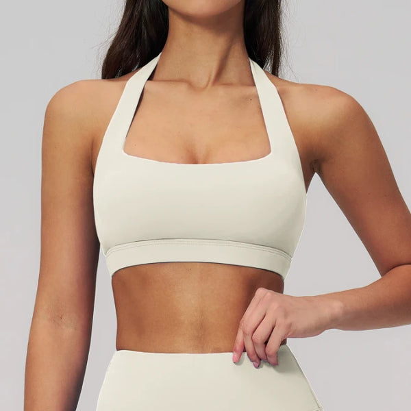 SPARK Summer Halter Neck High-Impact Yoga Fitness Bra ZC3091-2