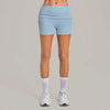SPARK Women’s Fold-Over Waist Invisible Scrunch Yoga Shorts TF8402