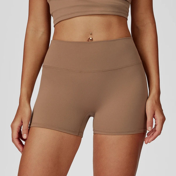 SPARK Simple High Waist Tummy Control Yoga Shorts ZC8519