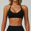 SPARK Cross-Back Spaghetti Straps Yoga Fitness Bra ZC3091-2