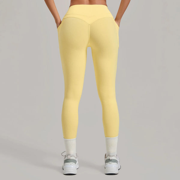 SPARK Women's Hip-lifting Yoga Leggings With Pockets QS2629