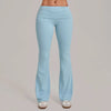 SPARK Women’s Fold-Over Waist Butt-Lifting Yoga Flare Pants TF2257