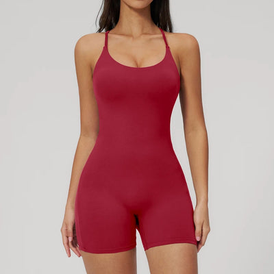 SPARK Women's Backless Yoga Fitness Jumpsuit ZC3091