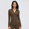 SPARK Women's Slim-Fit Zip-Up Yoga Jacket DQ26110